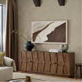 Veda 72" Mango Wood Sideboard in Walnut