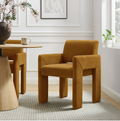Daven Upholstered Dining Chair in Copper