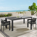 Nautica 87" Outdoor Dining Table in Graphite