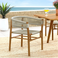 Vienna Outdoor Dining Chair Set in Natural